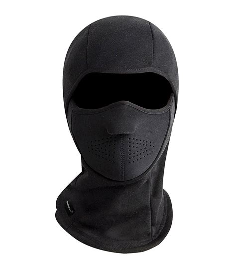 full face black ski mask